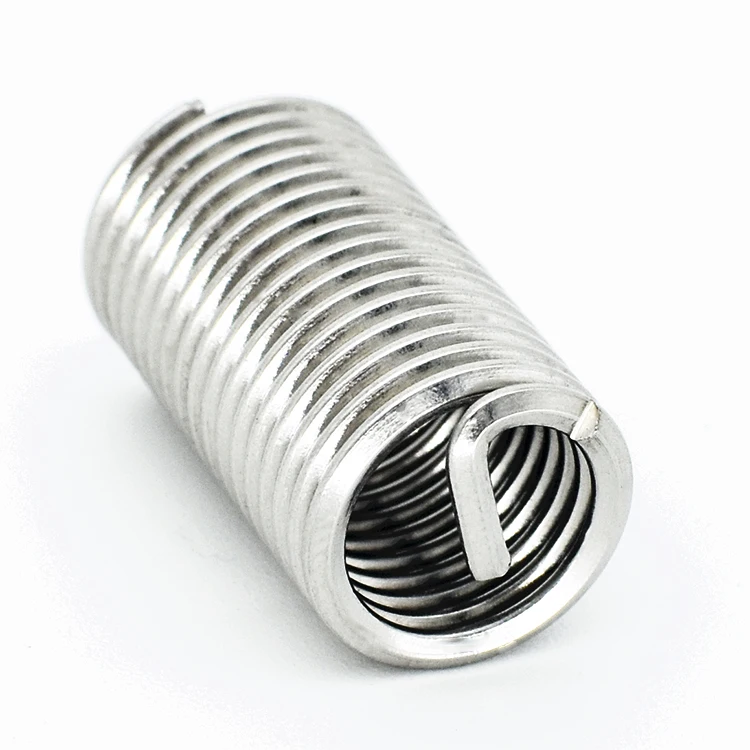 High grade Stainless steel m2 m3 m5 m8 m10 free running external wire coil threaded screw insert