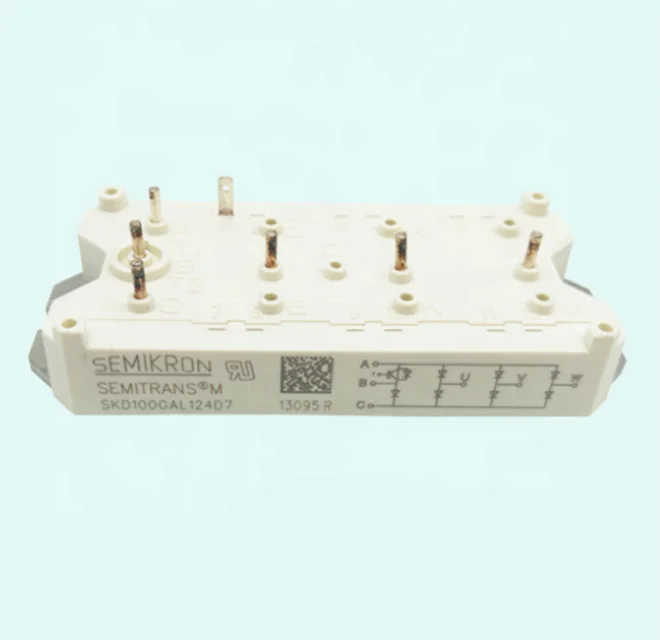 Оригинальный SKD100GAL124D7 3 фазы диодный мост выпрямителя торможения измельчитель