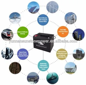 Sunstone 12V 6AH Factory Price AGM Battery Auto Control Lead Acid Maintenance Free Solar Energy Storage Batteries