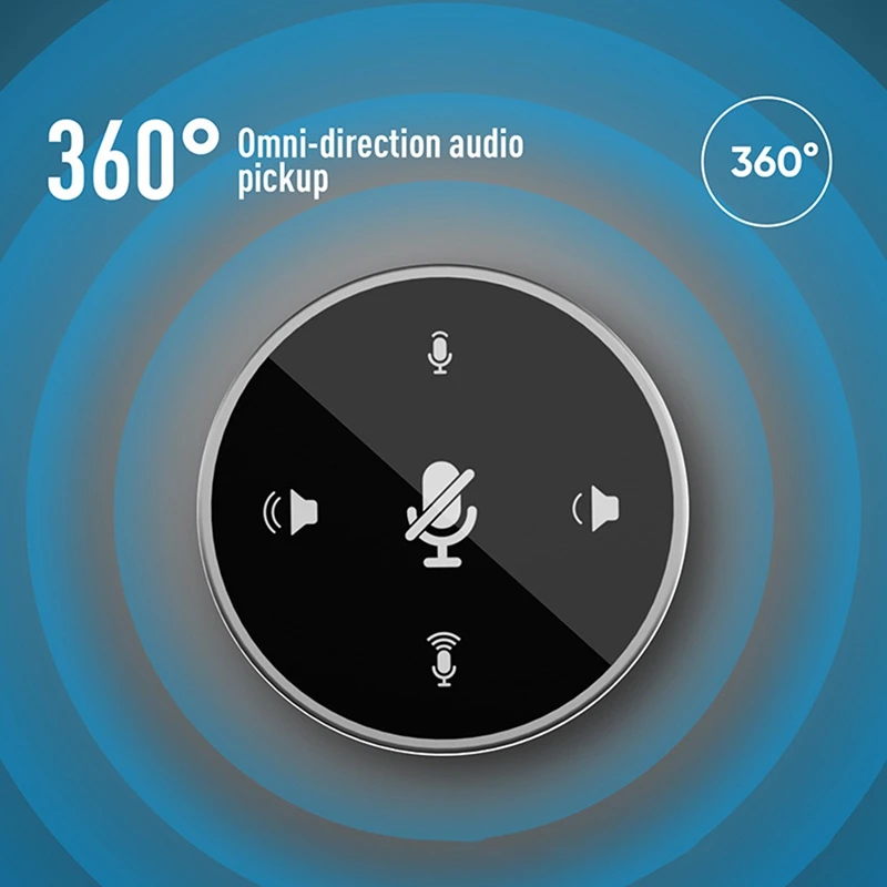 
AGC-02 Hot sale USB conference microphone omnidirectional capacitor with mute button for computer games conference classroom 