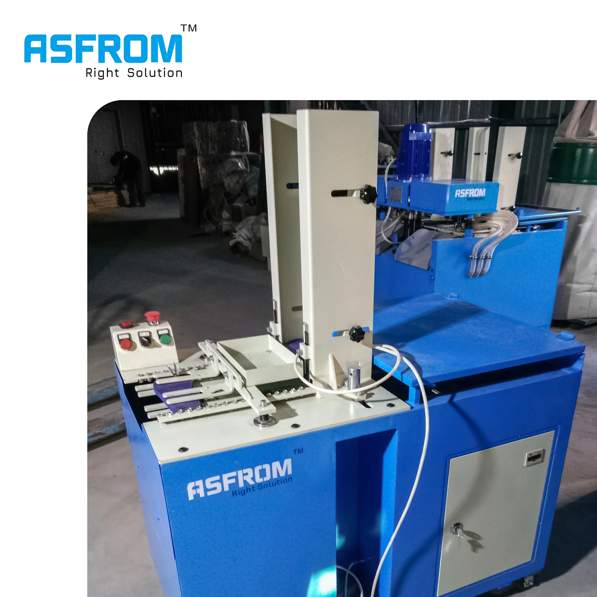 ASFROM 2019 EVA PVC Flip Flop Strap Fixing Machine