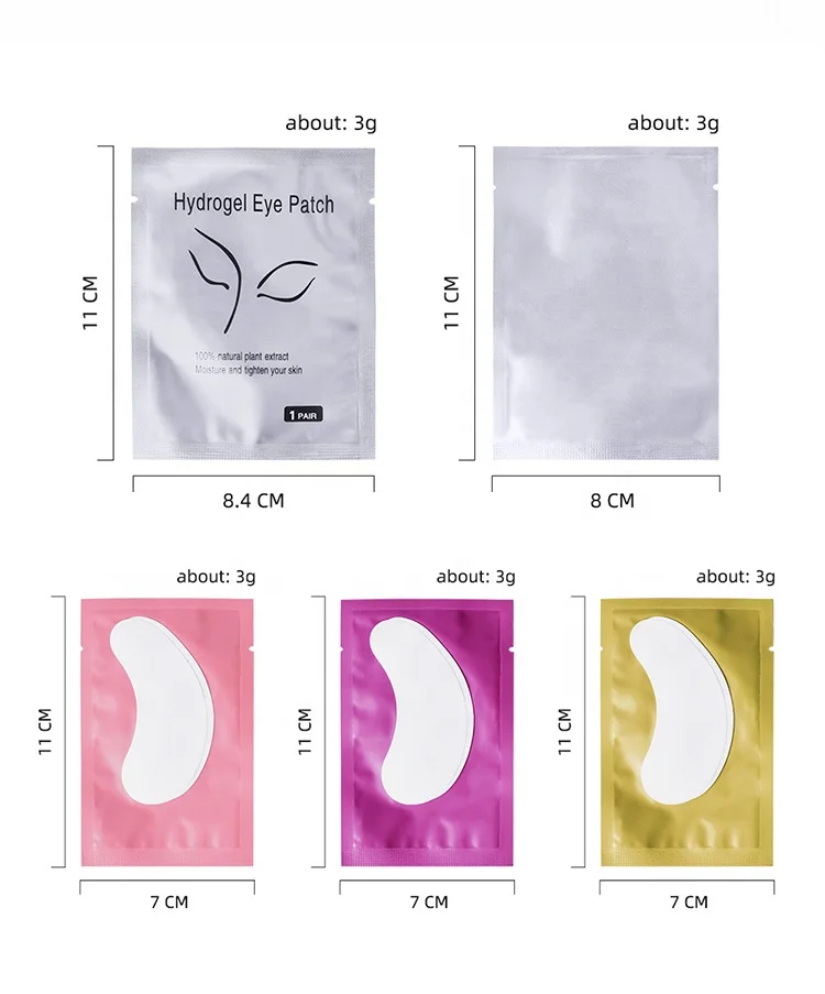 Профессиональный гель для удаления макияжа без ворса, патч для наращивания ресниц, коллагеновые подушечки для глаз