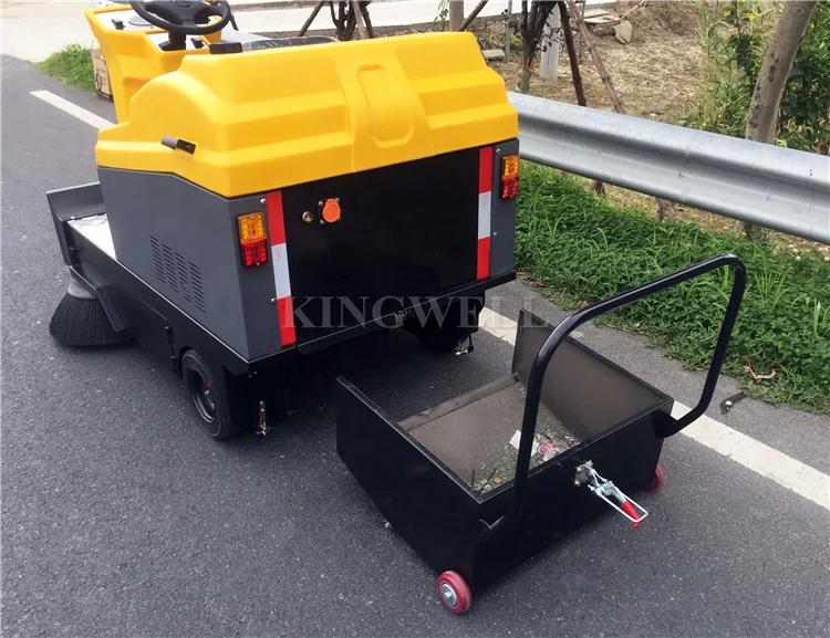 China excellent quality high efficiency street road dust cleaning equipment rechargeable airport driving floor sweeper machine