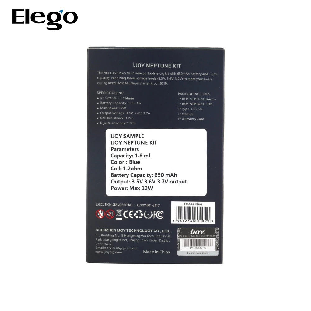 poitreecd 4323w6n et  IJOY new  Neptune Pod Kit Wholesale Price Ready Stock