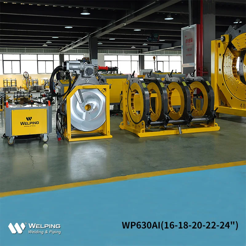 Customized Factory Direct 16-24 inch pe pp pvdf pipe fusion machine for sale for use on drain pipes laying and workshop