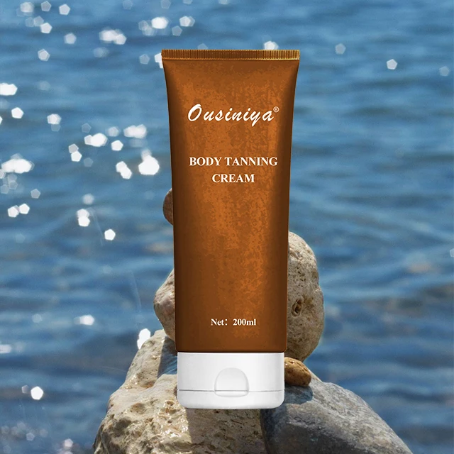 OEM Self Tanner Lotion Mousse with Organic Aloe Vera Shea Butter Sunless Natural Glow Self Tanning Lotion