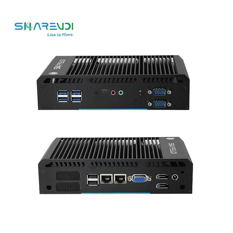 Промышленный мини-компьютер Core I3 I5 I7 4K MINI PC
