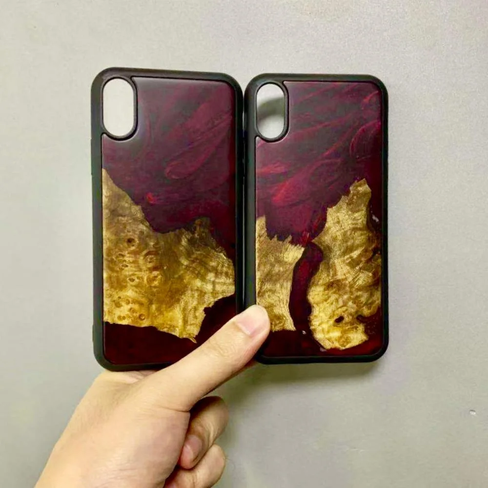 Wood Resin Phone Case For iPhone 11 Pro Max