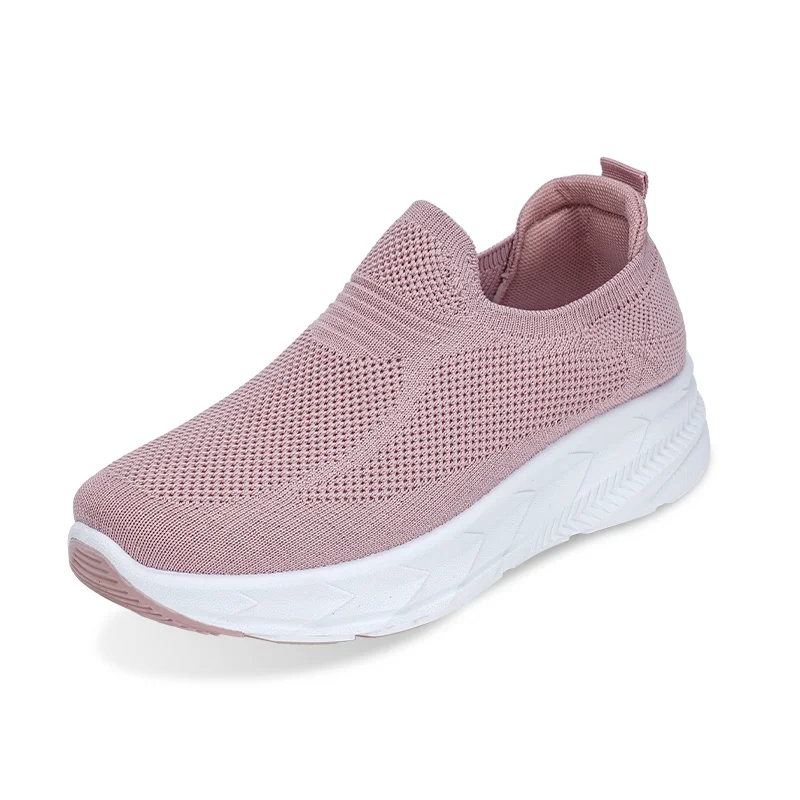 Women Mesh sports running shoes, casual soft sole, versatile trendy shoes