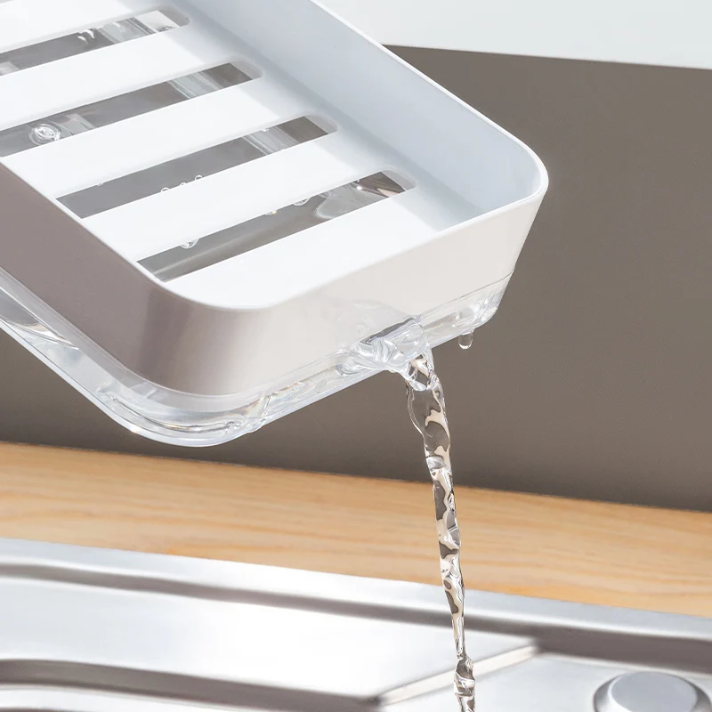 Detergent Presser Cleaning Pot Brush Kitchen Type Automatic Liquid Filling Box Scouring Pad Dish Brush Pot Artifact Soap Box