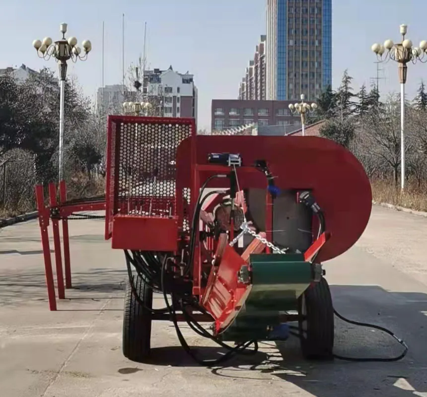25hp 50 ton diesel circular saw firewood processor fire wood splitter full hydraulic with all accessories for EU/Chile/Japan etc