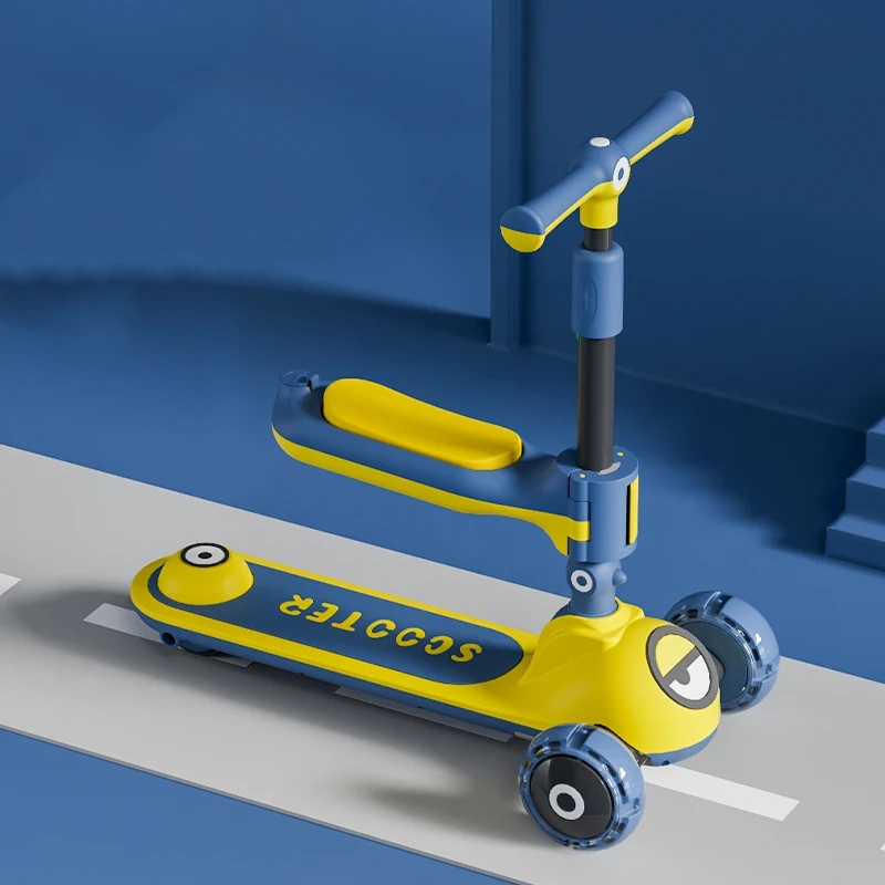 Manufacturer New Design Kids Ride On Toy Car Girl Boy Toddler Child 3 In 1 Kids Kick Scooter with Adjustable Seat