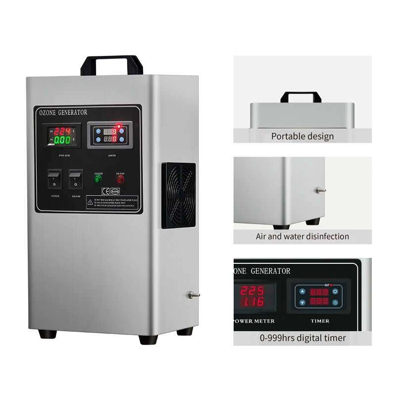 Portable Ozone Generator for Air Purifier Household Ozone Gas 3g 5g Ozonizer