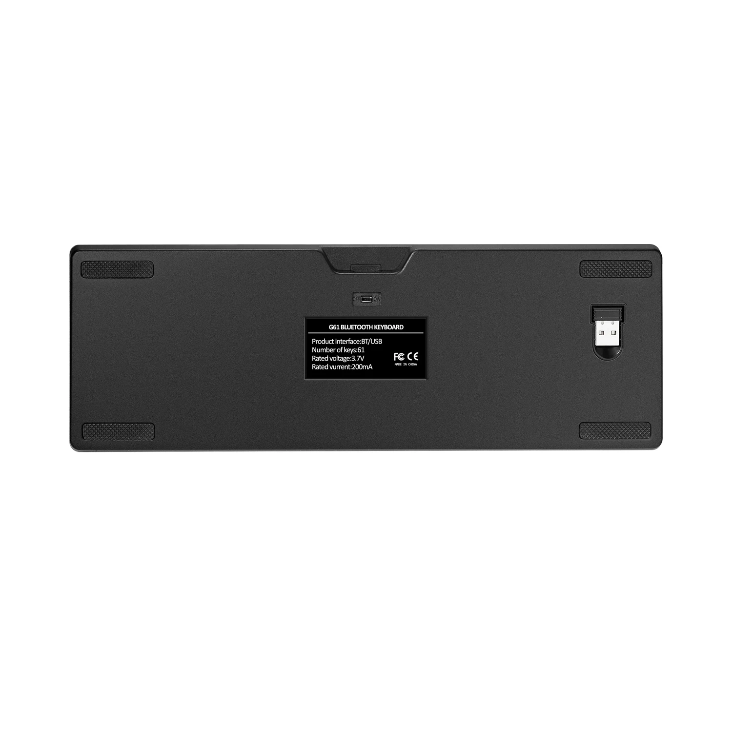 Factory Direct 61 Keys Keyboards Wireless Blue tooth Dual mode Colored RGB Computer Gaming