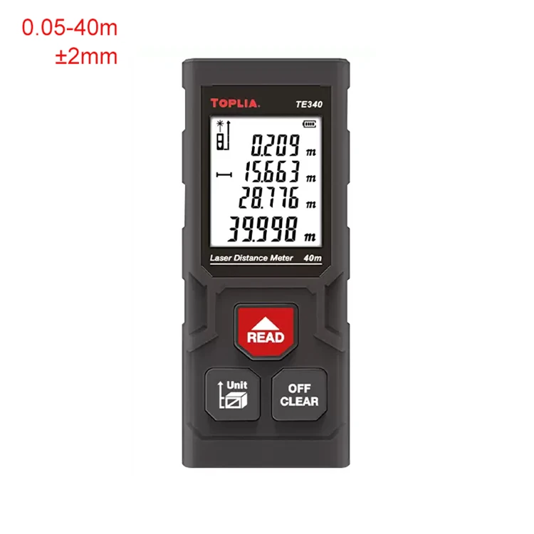 TOPLIA Laser Distance measurer 40m TM240 TE340 Digital Laser distance meter