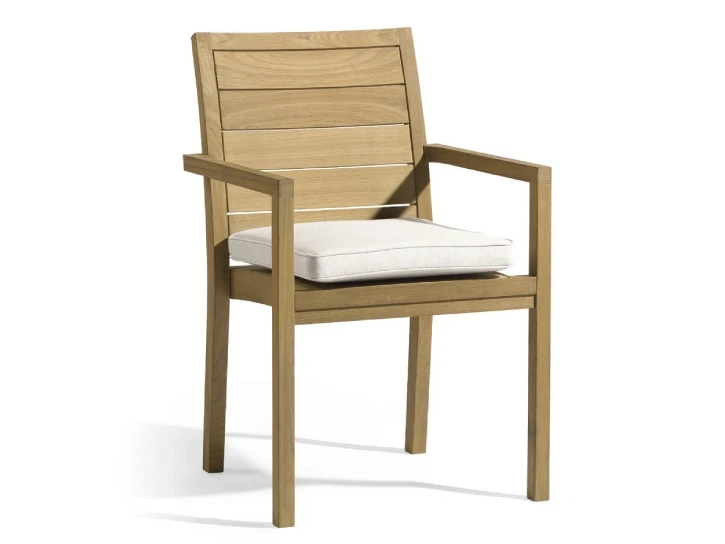 Luxury Modern Big Hotel Restaurant teak wood furniture table set garden outdoor terrace Outdoor Furniture