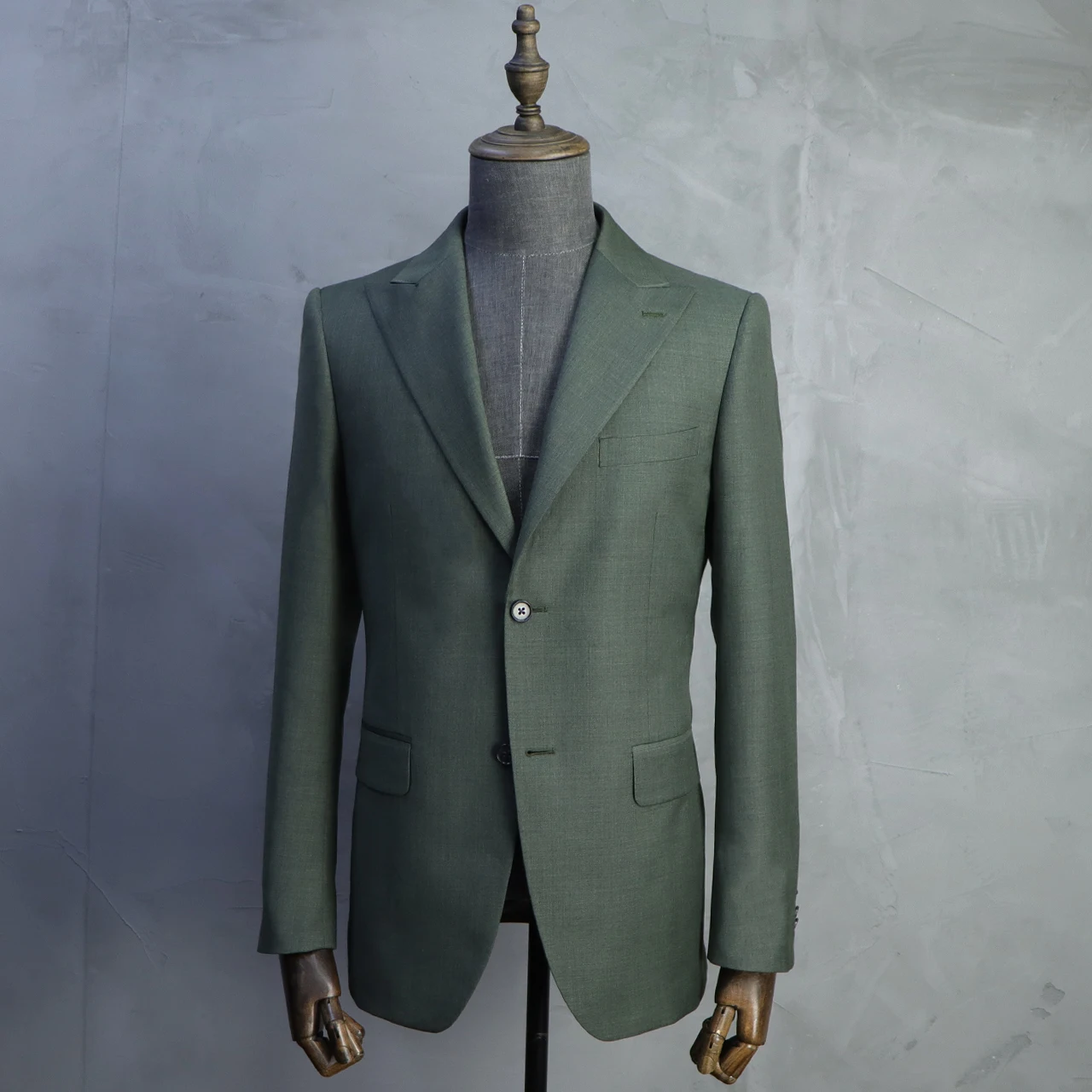 MTM Tailor Custom British Style Suit Bespoke  Business Mens Suit  For Tailor Shop  Wool 2 Piece Set