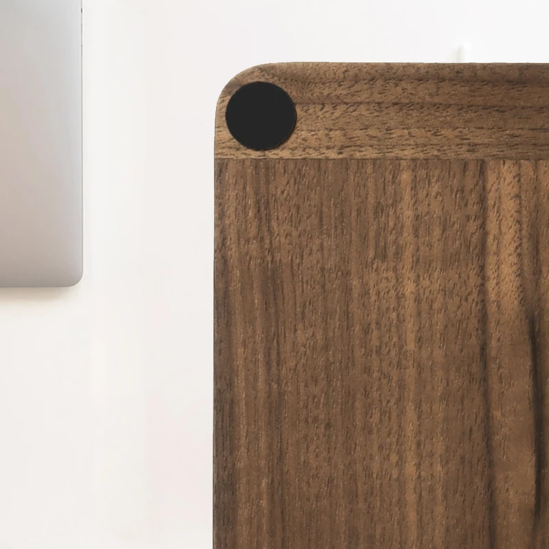 Joypro Wooden Office Desk Mat Waterproof Hard Wood Smooth Gaming Mouse Pads Non-Slip Walnut Computer Mouse Pad for Working Study