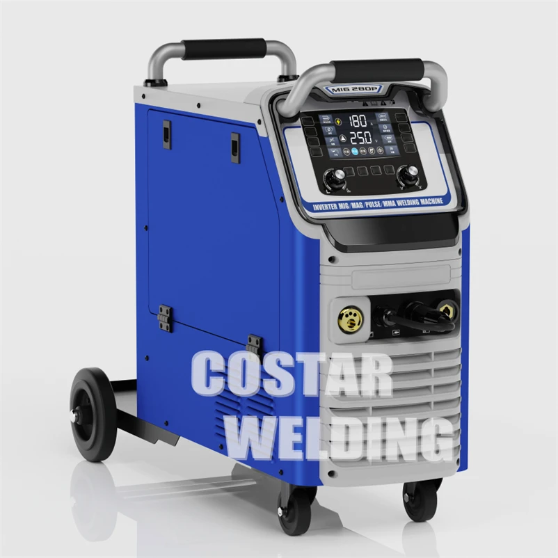 Inverter Automatic Co2 Mig Tig Mma Soldadora Maquina De Soldar Mag 3 In 1 Welding Machine With Double Pulse Aluminum Welders
