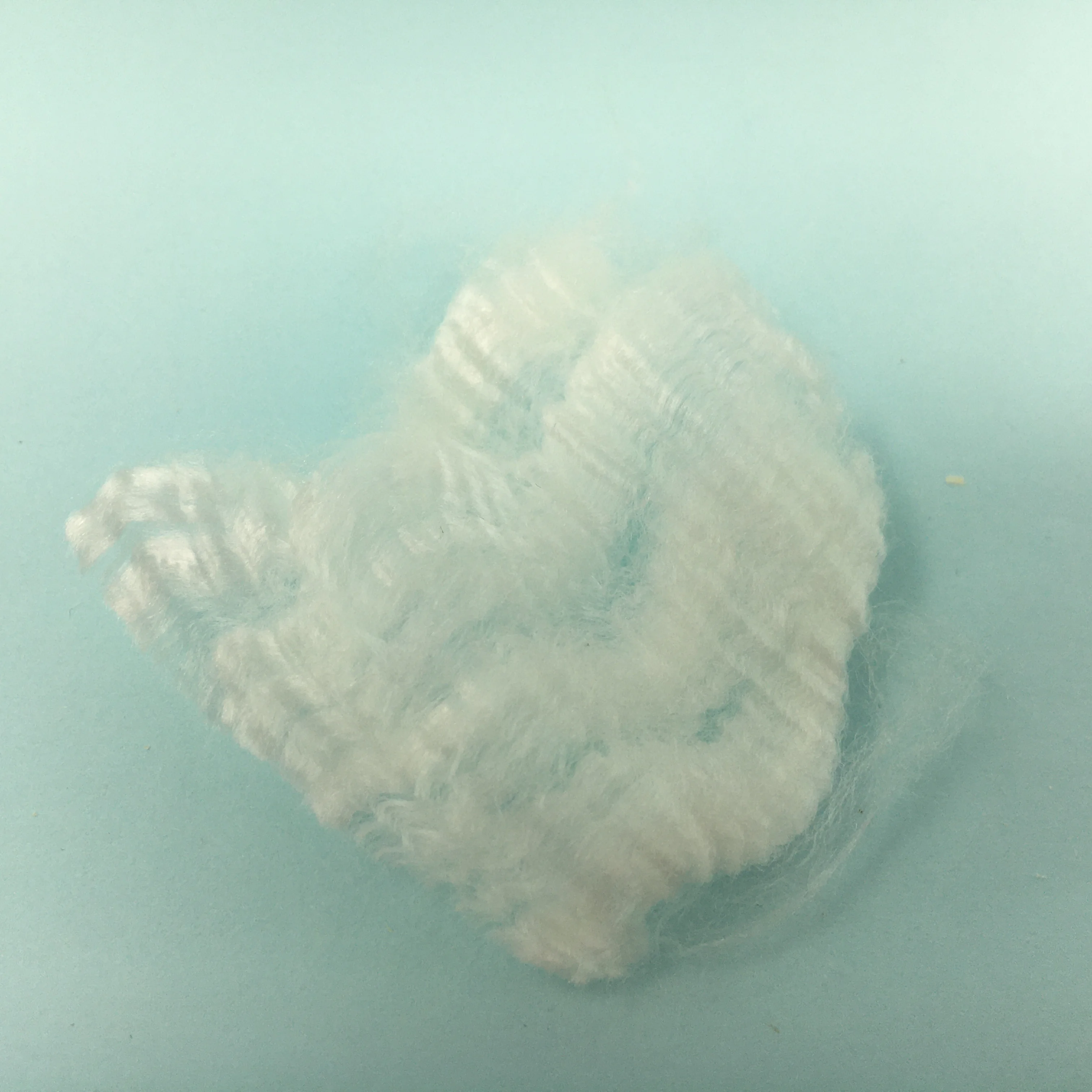 Pet flake 2D modacrylic bibre material wool like acrylic staple fiber