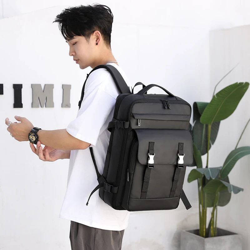 Trendy Custom Men Leather Backpack Bags Fashion Luxury Waterproof College School Backpack Back Pack