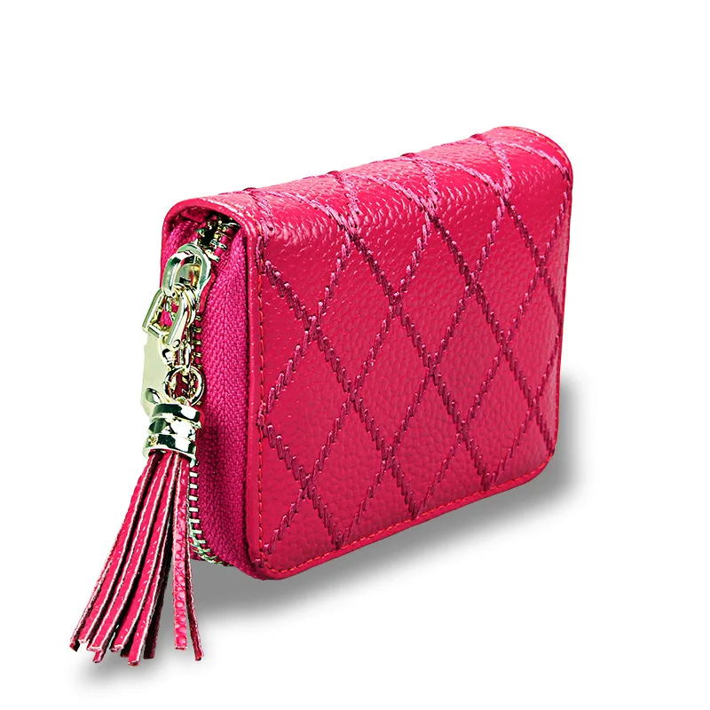 Stylish and durable Business Card Holder Wallet Women Credit Card Holder  Card Wallet  Leather Protects Case Coin Purse