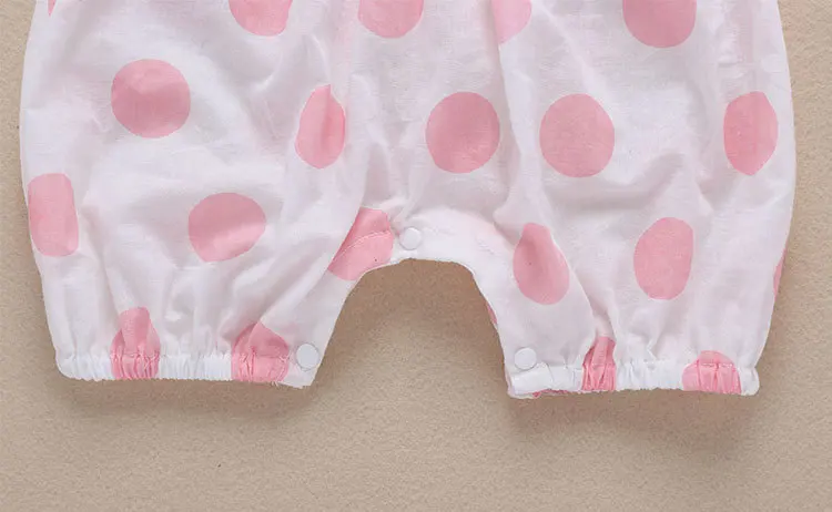 Wholesale Infant Summer Clothes Floral Jumpsuit Baby Girl Clothing Strawberry Pattern Princess Birthday Romper With Hat