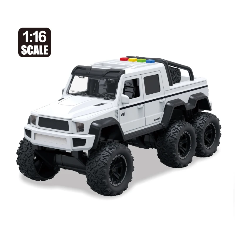 1:16 Off-Road Vehicle with  6 Wheel Drive Inertial Off-Road Vehicle best off road vehicles with light and music