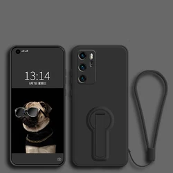 2021 new color candy phone case with stents for huawei p40 lite