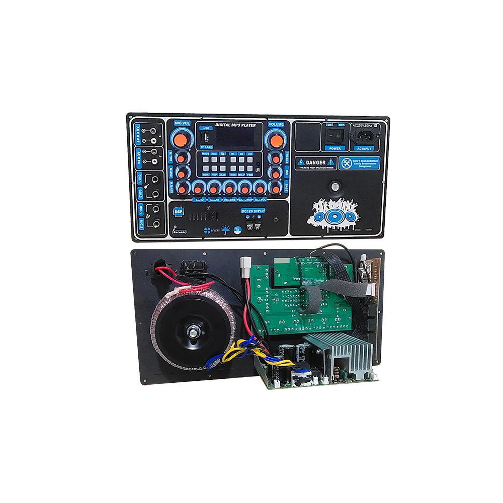 DSP Control Digital Power Amplifier Class D For Subwoofers Professional Power Amplifier