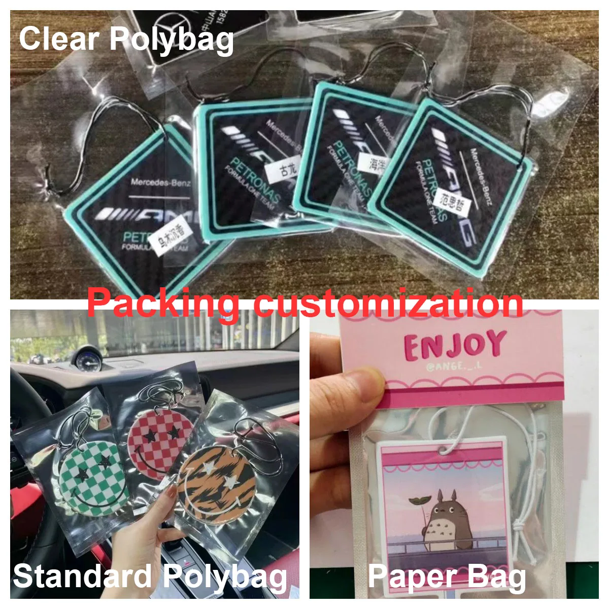 Factory Hanging Car Air Freshener Fragrance Diy Air Freshener Paper Good Smell Custom Car Air Freshener