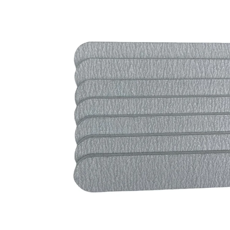 Professional Custom Printing Double Side Emery Zebra Nail File Custom Logo 100/180 Grit Nail File