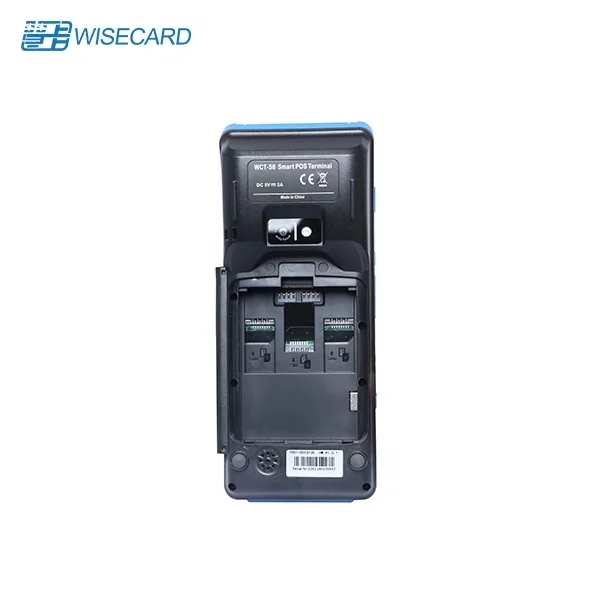 Wisecard T90 Android 12 Handheld POS Terminal with Touch Screen NFC Card Reader Biometric Smart 5.5inch POS Equipment