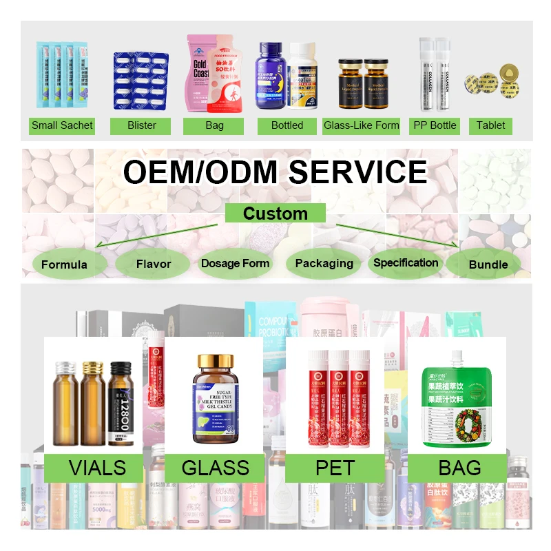 OEM/ODM Green Natural Slim Body Soft Capsules Diet Supplements Detox Diet Weight Loss Softgel Capsule Private Label