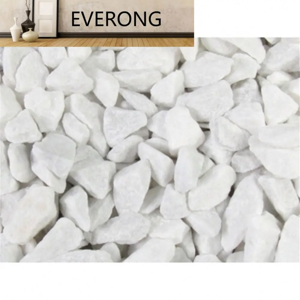 Chinese Natural Chip Stone 2-3MM Construction Stone Chips For Garden and Landscaping,White Color Marble Chip