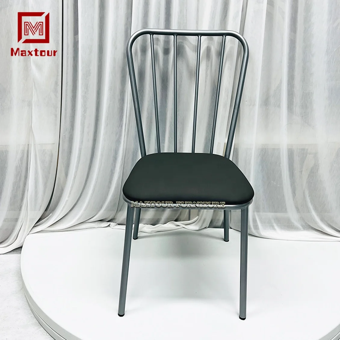 Foshan Factory Direct Sale Cheap Event Party Metal Wedding Dining Chair for Hotels Halls