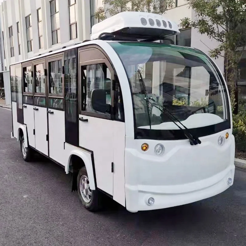  11 мест Солнечный Электрический пассажирский школьный автобус для