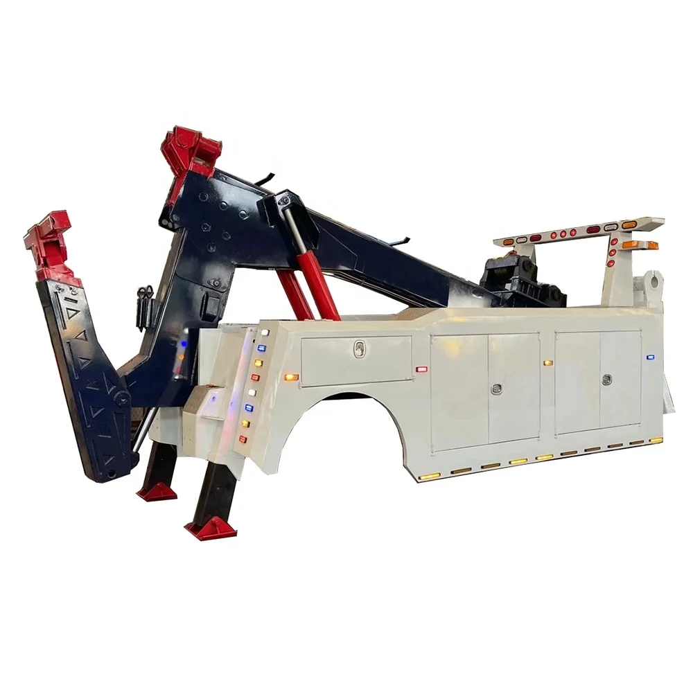 Excellent 16 tons towing equipment trucks wrecker with two 8 tons winches and 3-stage towing arm for sales