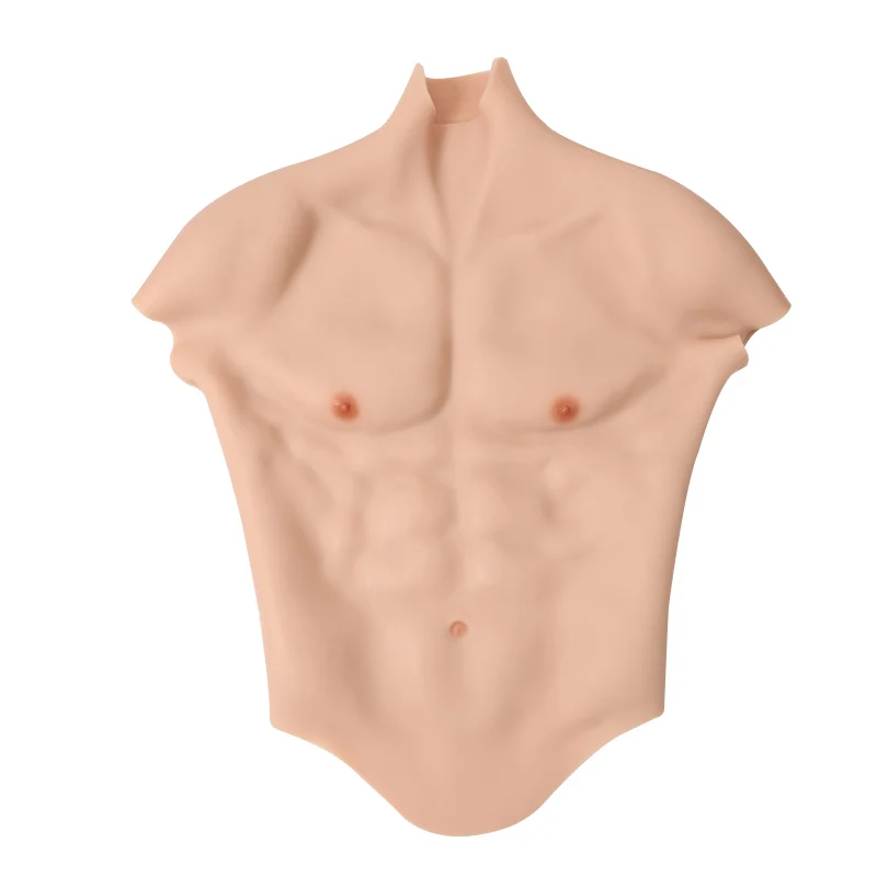 price Upgraded Silicone muscle Artificial Abdominal Muscles Vest Suit  Including Silicone Arm Muscle Suit for Masquerade