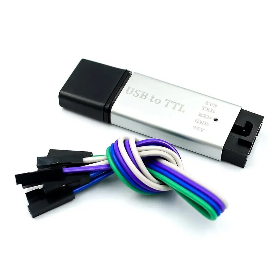 Алюминиевый корпус CP2102 USB 2,0 в TTL UART модуль 6-контактный последовательный преобразователь для STC замены FT232 модуль Поддержка 5 В/3,3 В для arduino