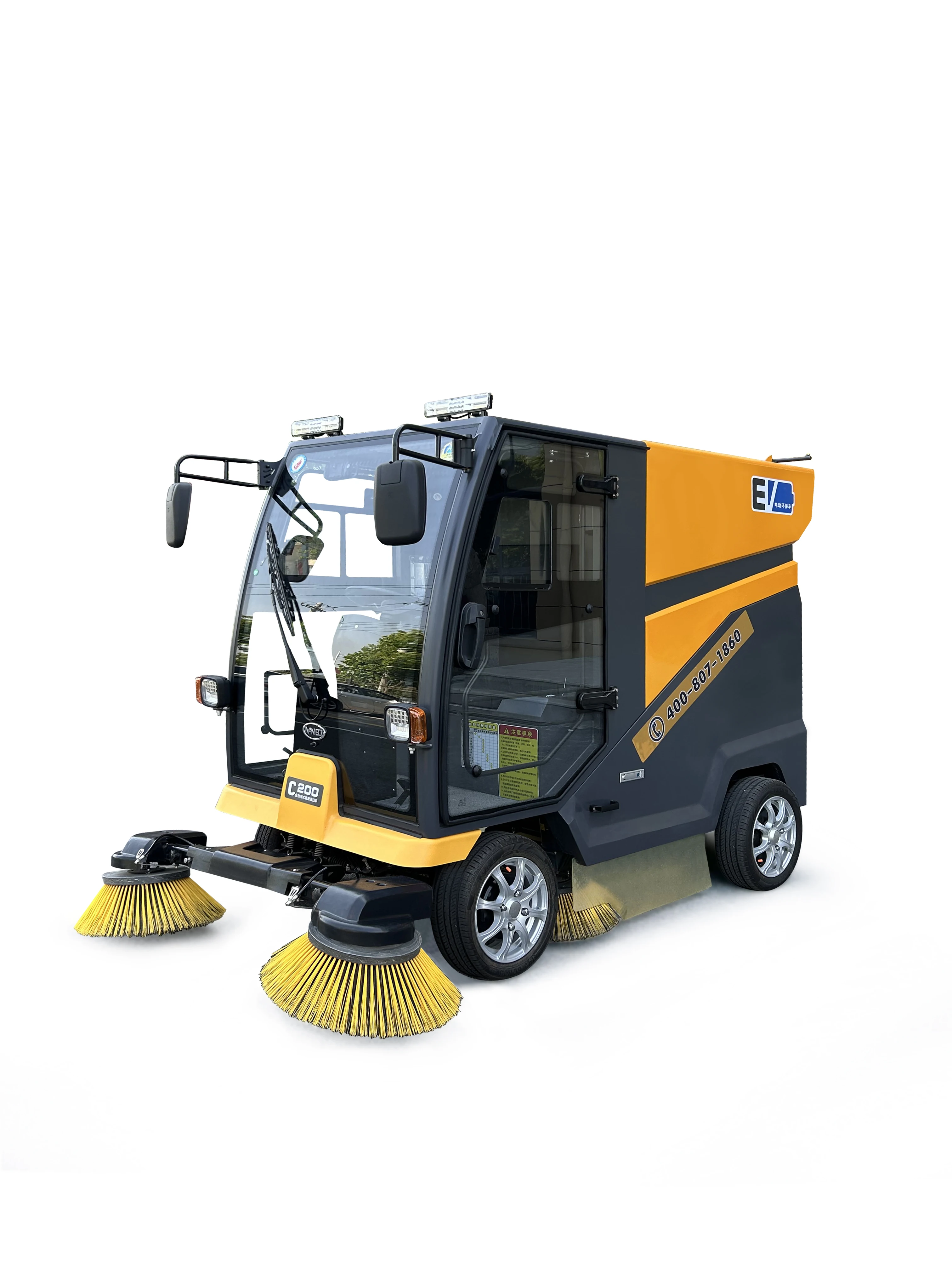 C200 Nanbo Новая небольшая электрическая дорожная уборочная машина цена автомобиля
