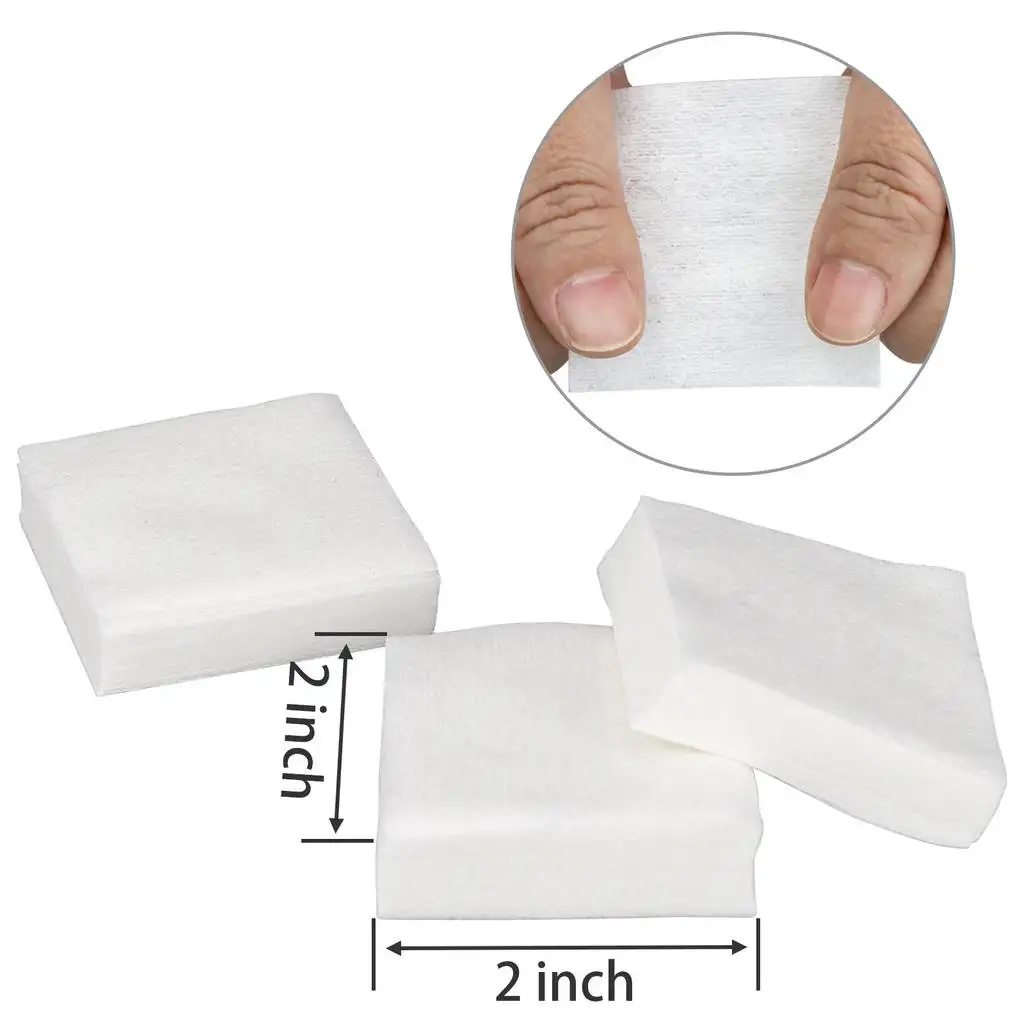 Gun Cleaning Supplies 300 pieces 2' X 2' Square Cleaning Patches Cleaning Cotton Pads for Industrial Use