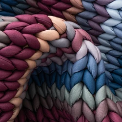 Охлаждающее утяжеленное одеяло 15lbs Queen/King, вязаные одеяла ручной работы, тяжелые пледы, равномерно тяжелые дышащие пледы