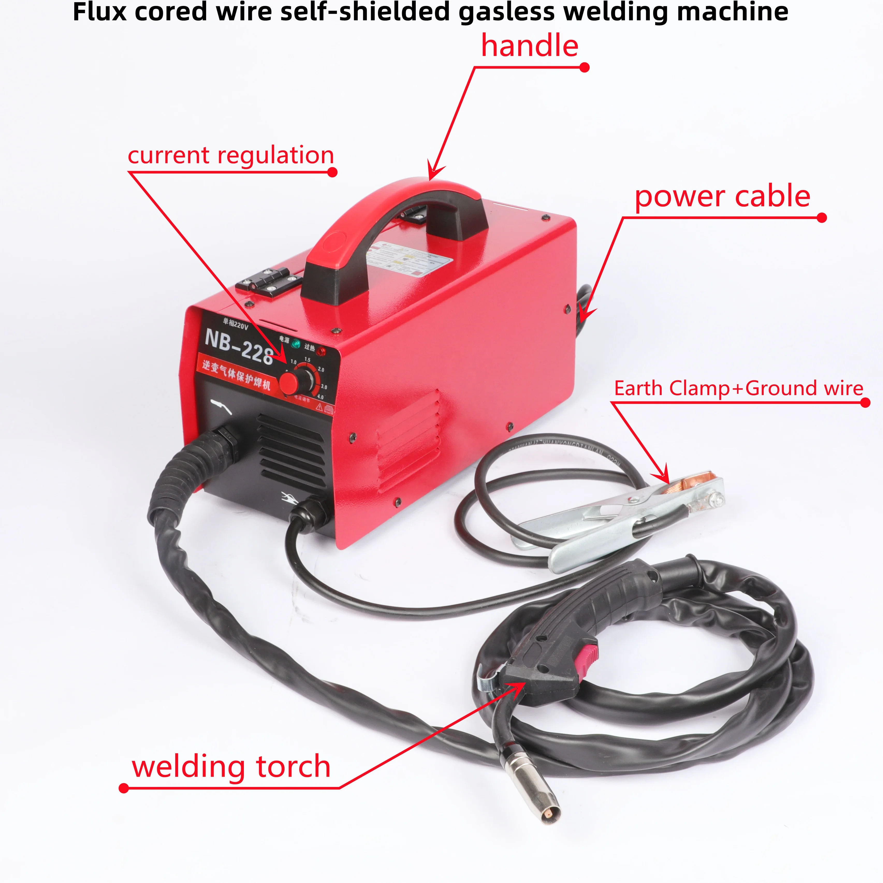portable inverter mig welding machine mini mig welder mag welding machine price Gas Shield Welding Machine without gas