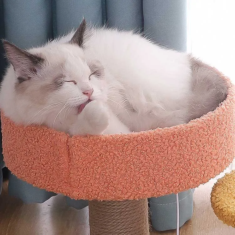 Hot Sale Tough 3 Layer Condo Tower House Sisal Scratcher Teaser Ball Interactive Activity Playground Pet Toy Large Cat Tree