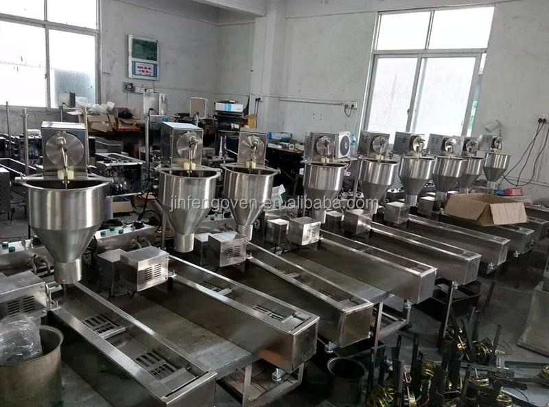 Commercial electric gas donut fryer fully automatic donuts maker machine / donuts production line