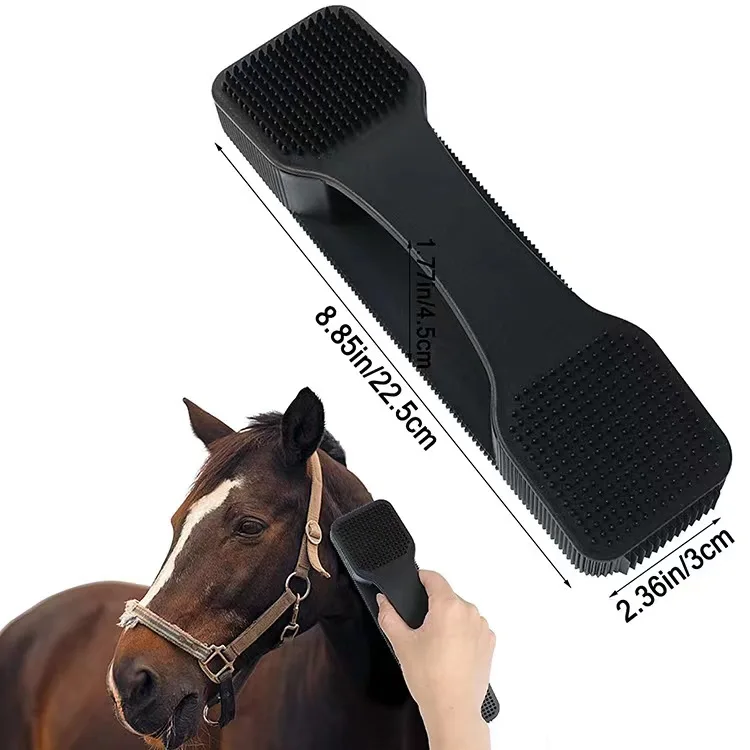 Horse Brush Horse Supplies for Grooming with Reinforcement Design Shedding Tool Humuling Shedding Tool for Horses
