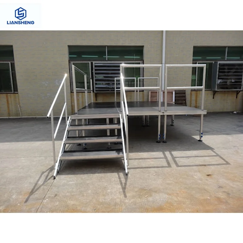 wholesale price outdoor stage truss display anti-slip Concert Wedding Stage Platform aluminum mobile Stage Podium for events
