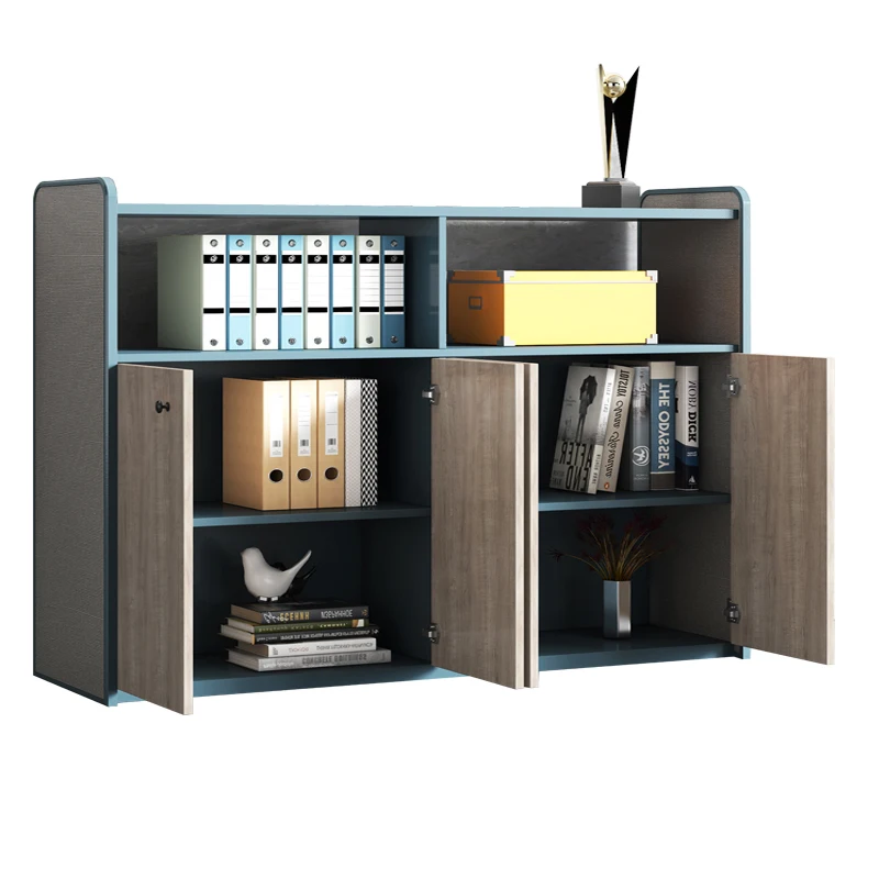 Modern executive office  equipment  MFC durable book shelving side case file cabinet