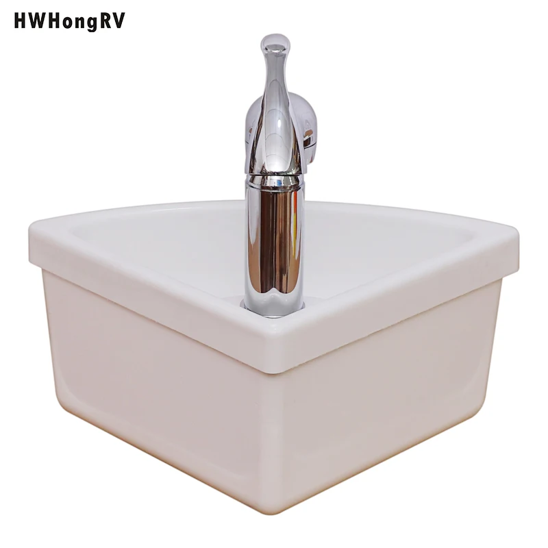 Durable and Stylish Campervan Accessories Acrylic Sinks with Pull Out Faucet and Drain Accessories for motorhomes